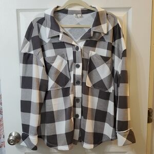 Cato Monochrome Plaid Shirt